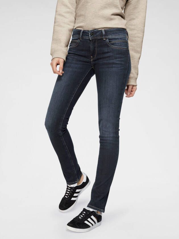 Pepe Jeans Slim fit jeans NEW BROOKE met 1-knoopsband en ritszak