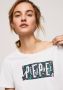 Pepe Jeans T-shirt PATSY met aansluitende pasvorm en met leuke karakteristieke frontprint - Thumbnail 6