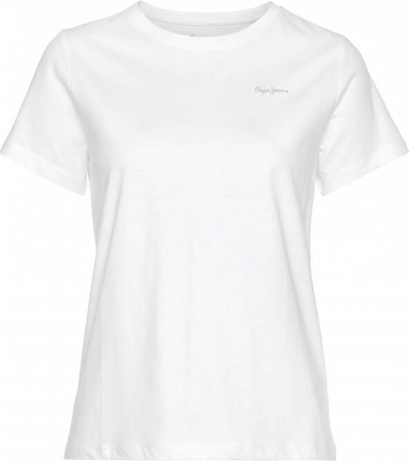 Pepe Jeans T shirt TOMASA een bijzonder basic shirt met cool logo design