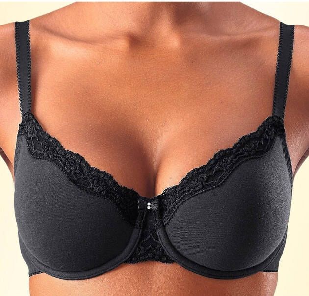 Petite fleur Beugel-bh met fijne jacquard-kant (2-delig Set van 2) - Foto 3