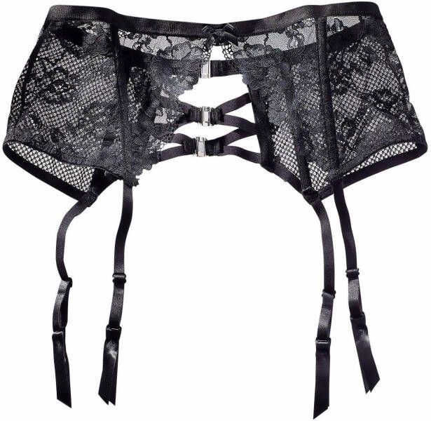 petite fleur gold Jarretelgordeltje van transparante kant en netmateriaal sexy dessous