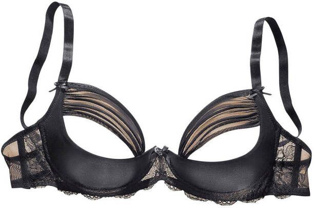 Petite fleur gold Kwart-bh met beugels en jacquard kant sexy lingerie sexy ondergoed - Foto 2