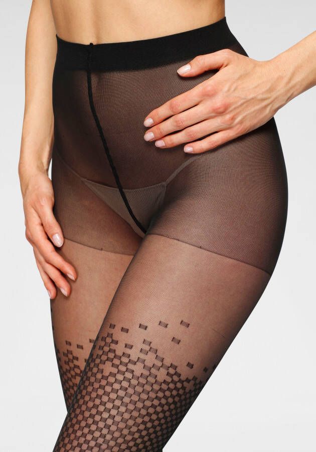 petite fleur gold Panty in overknee design