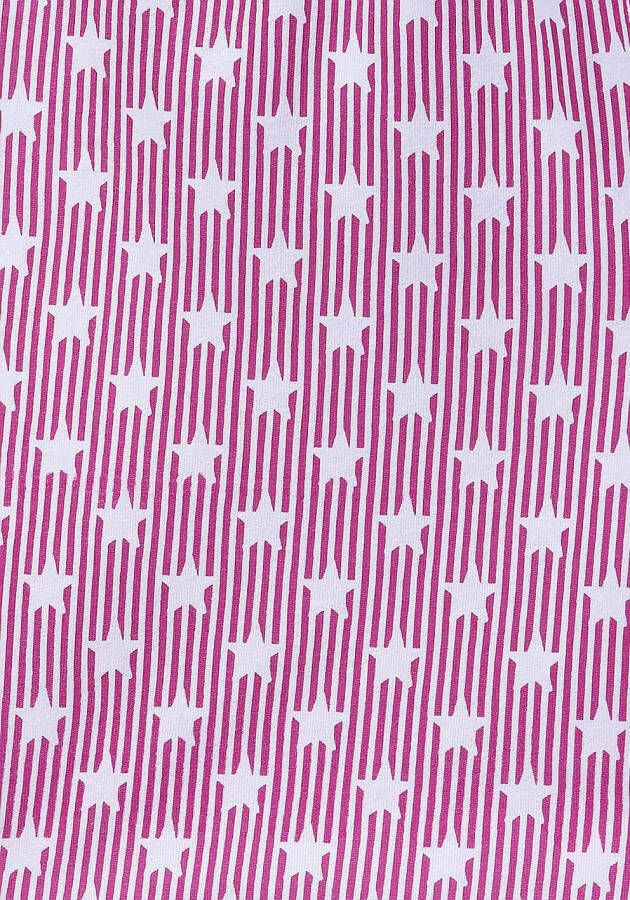 petite fleur Pyjama modieuze sterrenprint op de shirts en broeken (4-delig Set van 2)