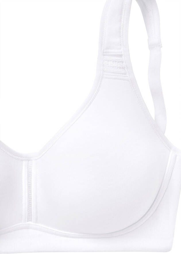 Petite fleur T-shirt-bh zonder beugels van katoen (Set van 2) - Foto 4