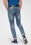 Petrol Industries slim fit jeans SEAHAM met riem blauw - Thumbnail 5