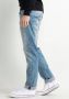 Petrol Industries slim straight fit jeans met riem SEAHAM TRACKER light stone - Thumbnail 4