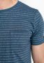 Petrol T-Shirt Gestreept Navy - Thumbnail 5