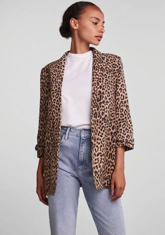 pieces Blouseblazer PCBOSELLA 3 4 PRINTED BLAZER NOOS