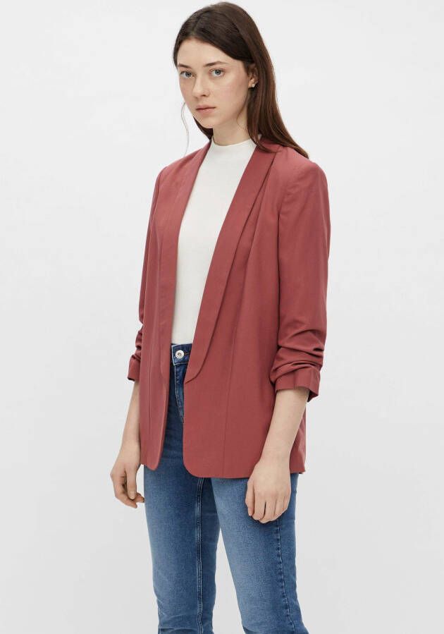 pieces Blouseblazer PCBOSELLA 3 4 BLAZER NOOS met plooidetail op de mouw