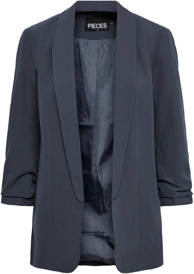 pieces Blouseblazer PCBOSELLA 3 4 BLAZER NOOS met plooidetail op de mouw