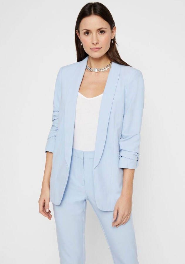 pieces Blouseblazer PCBOSELLA 3 4 BLAZER NOOS met plooidetail op de mouw