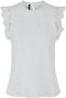 Pieces Top van gebloemd kant model 'Colline' - Thumbnail 5