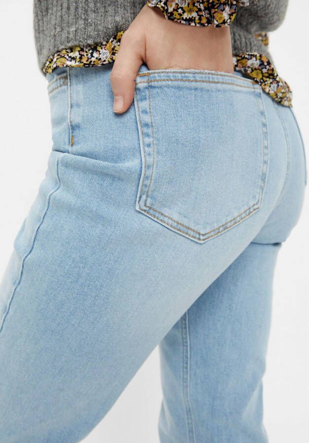 pieces Mom jeans PCLEAH met high-waist
