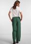 PIECES high waist straight fit pantalon PCBOSSY donkergroen - Thumbnail 2