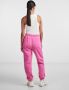 PIECES high waist regular fit sweatpants PCCHILLI roze - Thumbnail 2