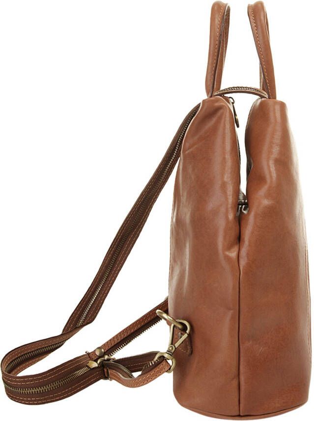 Piké Rugzak echt leer made in italy