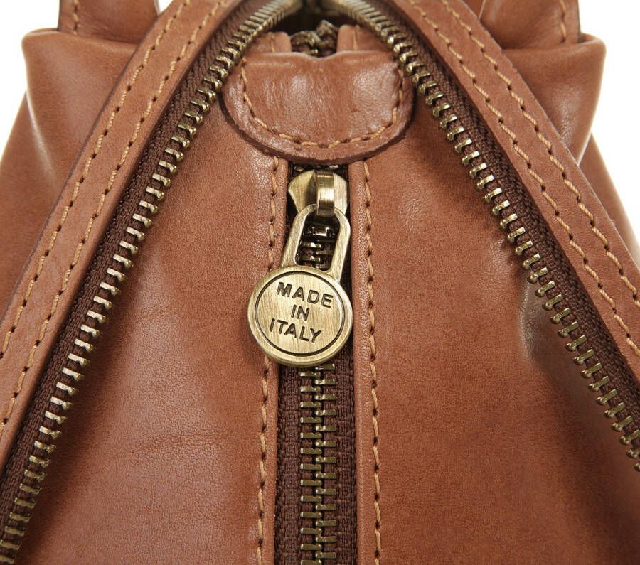 Piké Rugzak echt leer made in italy