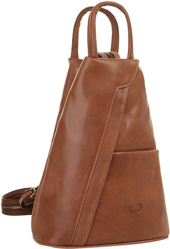 Piké Rugzak echt leer made in italy