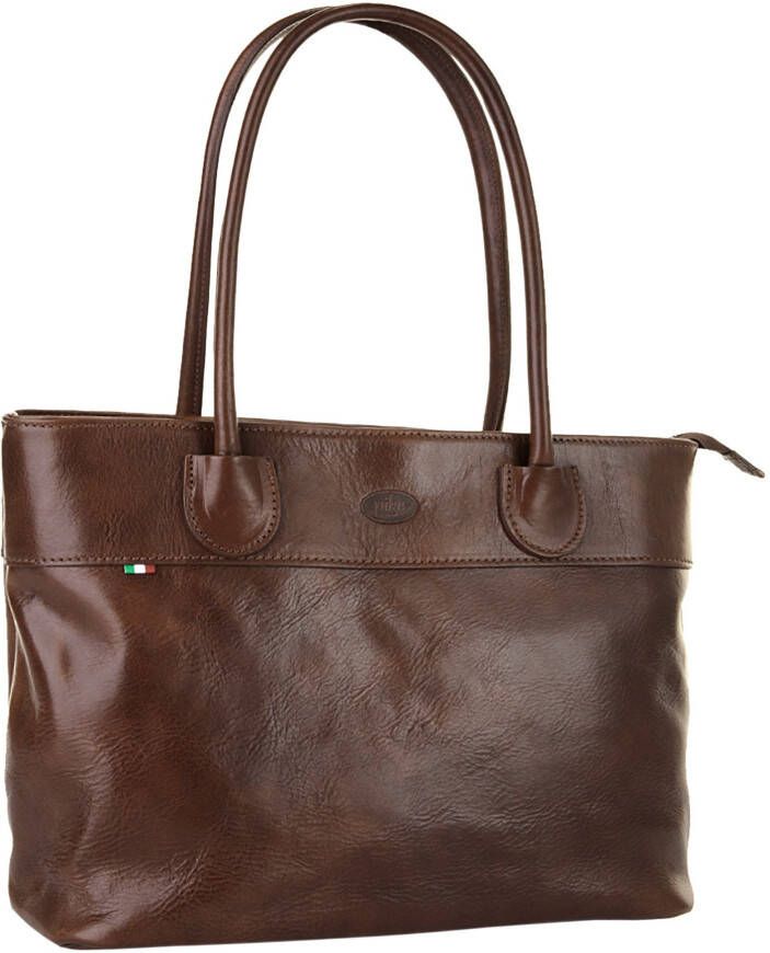 Piké Shopper echt leer made in italy