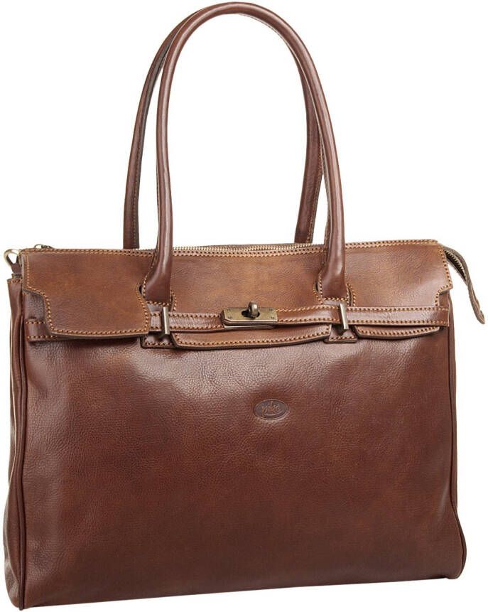 Piké Shopper echt leer made in italy
