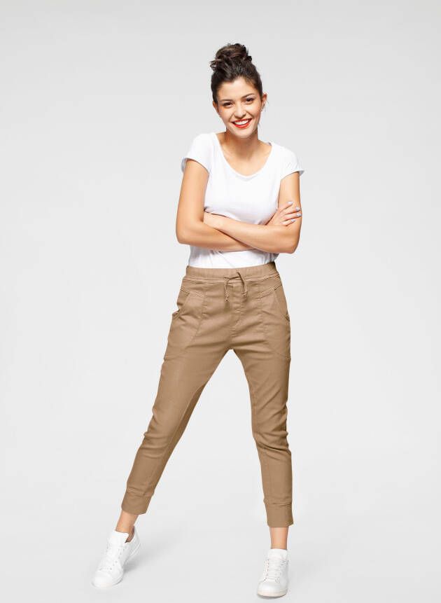 Please Jeans Jogpants PL51G in relax fit met praktische elastische band