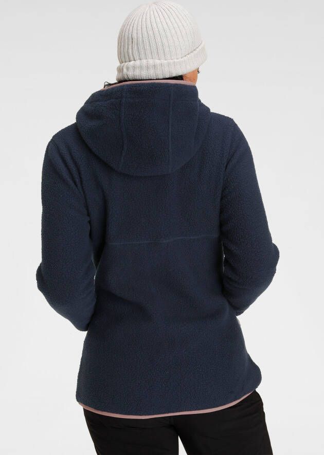 Polarino Fleecejack voor koude dagen van fleece modieuze stijl