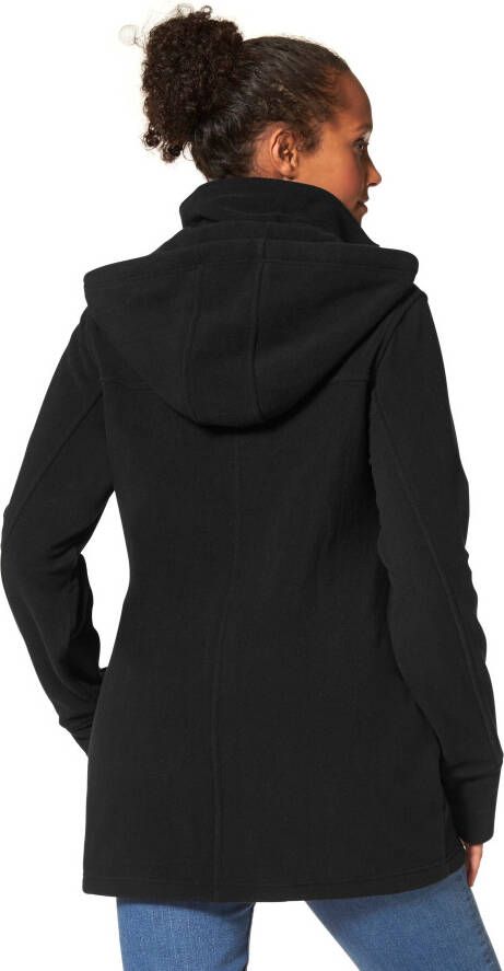 Polarino Fleecejack voor koude dagen van fleece sportieve stijl ademend