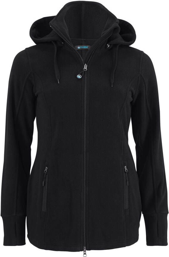 Polarino Fleecejack voor koude dagen van fleece sportieve stijl ademend