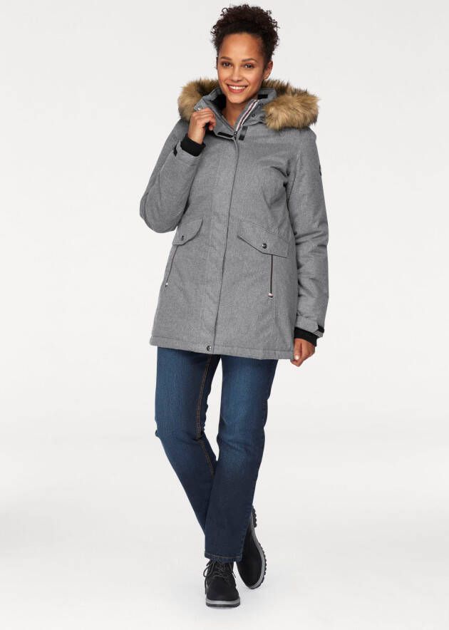 Polarino Functionele parka Waterafstotend winddicht en ademend