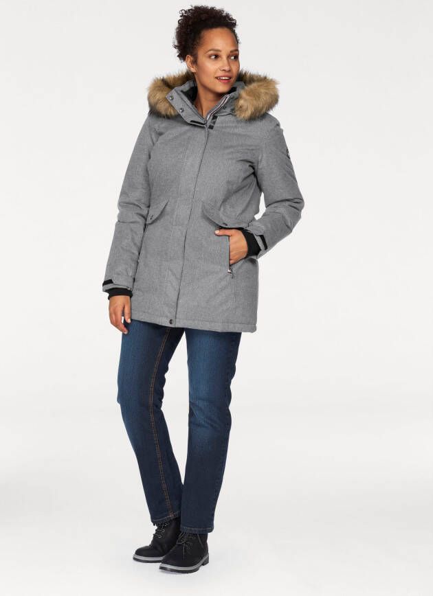 Polarino Functionele parka Waterafstotend winddicht en ademend