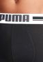 Puma 2-Pack Boxershorts Geplaatst Logo Zwart Black Heren - Thumbnail 8