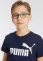 Puma T-shirt donkerblauw Jongens Katoen Ronde hals Logo 140 - Thumbnail 3