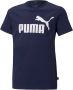 Puma T-shirt donkerblauw Jongens Katoen Ronde hals Logo 140 - Thumbnail 4