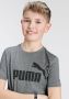 Puma T-shirt grijs zwart Jongens Katoen Ronde hals Logo 110 - Thumbnail 4