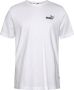 Puma Bedrukt Logo Katoenen T-Shirt Wit White Heren - Thumbnail 10