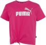 PUMA T-shirt ESS+ logo Knotted tee voor kinderen - Thumbnail 4
