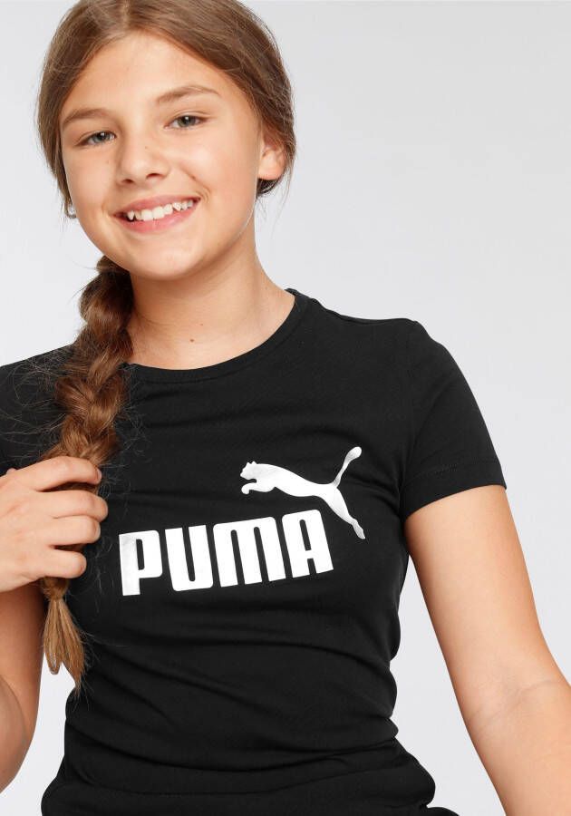 PUMA T-shirt ESS+ Logo Tee voor kinderen