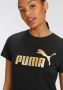 Puma Essentials+ Metallic Logo Shirt Dames - Thumbnail 3