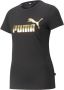 Puma Essentials+ Metallic Logo Shirt Dames - Thumbnail 4