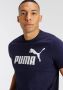 Puma essentials logo shirt blauw heren - Thumbnail 5