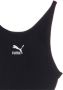 Puma Zwarte Geribbelde Tanktop met Logo Borduursel Zwart Dames - Thumbnail 3