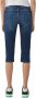Q S by s.Oliver cropped slim fit jeans CATIE donkerblauw - Thumbnail 5
