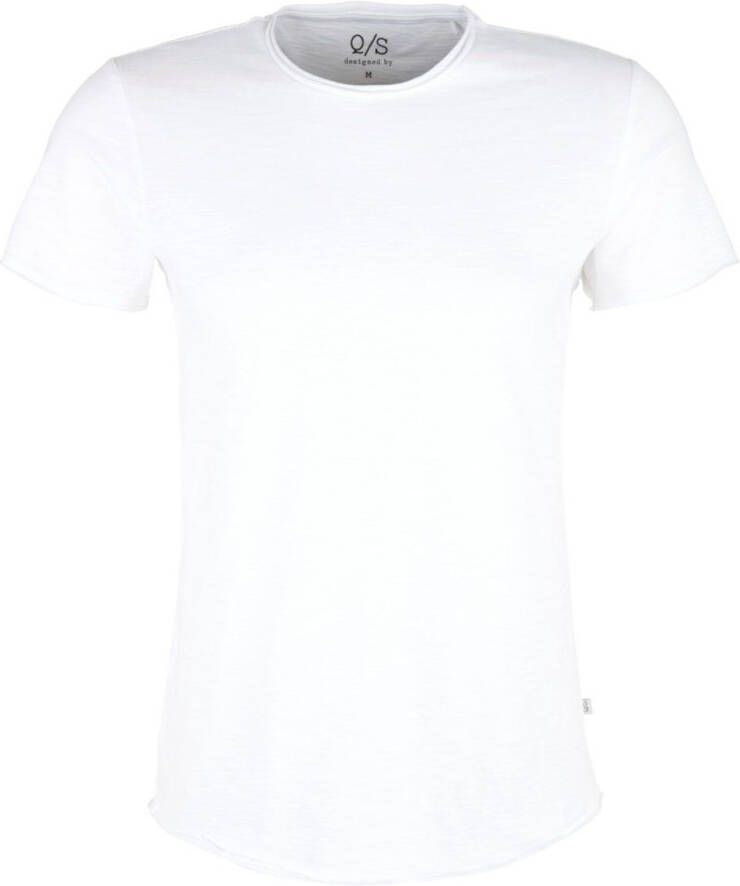 Q S designed by T-shirt met een ronde hals