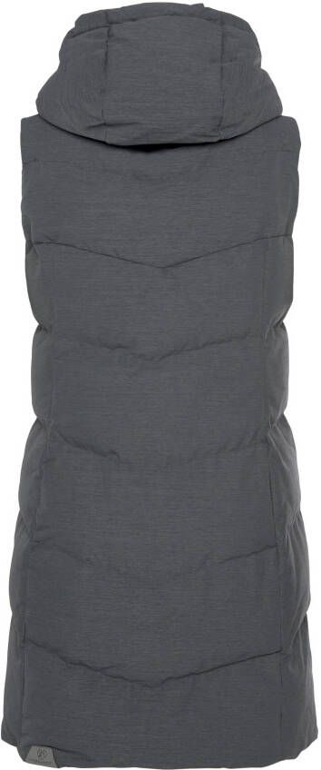 Ragwear Bodywarmer PAVLINNA VEST O met gevoerde capuchon waterdicht en ademend materiaal