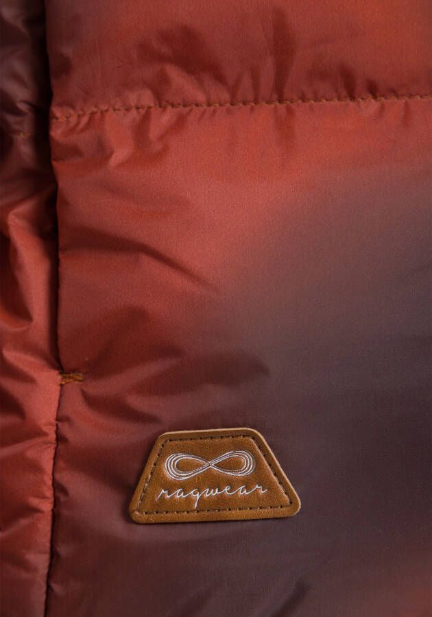 Ragwear Gewatteerde jas LUNIS OMBRE in veelkleurig batik design