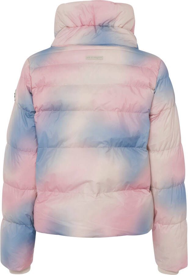 Ragwear Gewatteerde jas LUNIS OMBRE in veelkleurig batik design