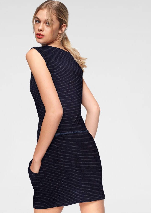 Ragwear Jerseyjurk TAG C ORGANIC O in stijlvol strepen-streepdesign (2-delig Met een afneembare riem)