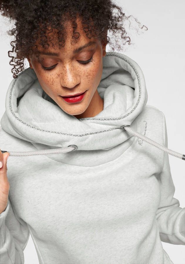 Ragwear Hoodie GRIPYBUTTON Sweater met rustieke koordaccenten