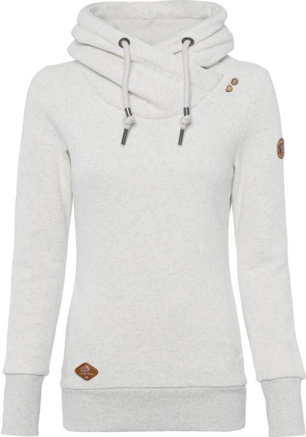 Ragwear Hoodie GRIPYBUTTON Sweater met rustieke koordaccenten